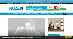 Desktop Screenshot of kuzek.si